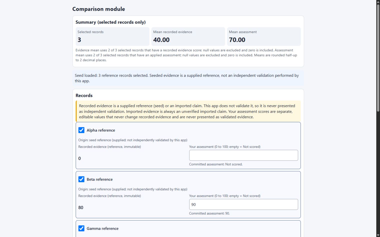 Haiku 5.5 Default: Feature trial / comparison. Core works; precision defect.